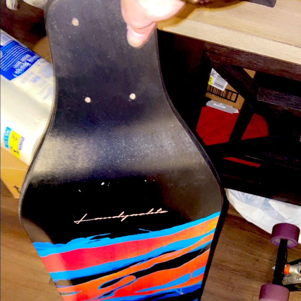 Land yacht longboard deck